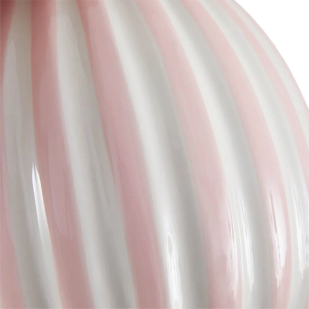 Ceramic Striped Vase Pink/White - Mainstays, Walmart‎ Spring 2026